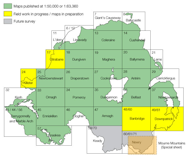 50k map coverage, November 2011